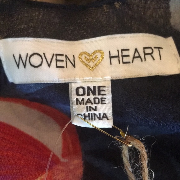 Woven Heart Floral Kimono - Picture 11 of 13